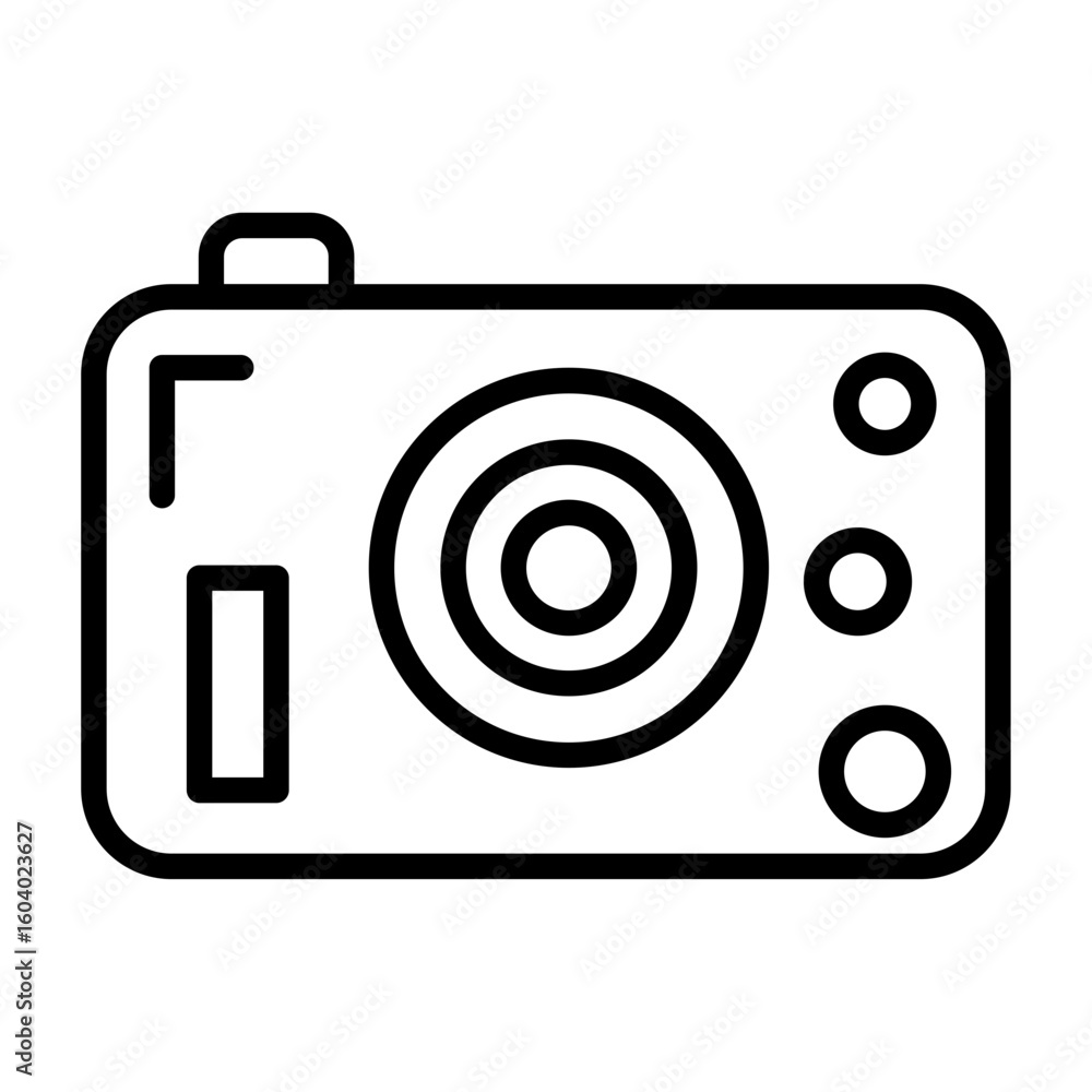 Smart Camera icon vector image. Can be used for Biometrics. Smart Camera icon vector image. Can be used for Biometrics.