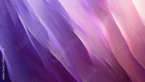 Abstract, vibrant, diagonal stripes of soft, flowing, purple and pink hues