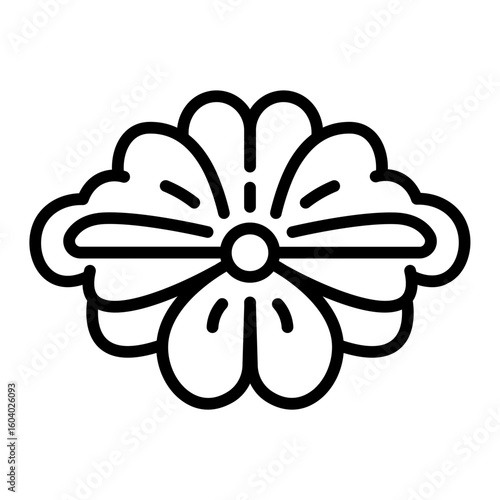Brooch icon vector image. Can be used for Luxury.