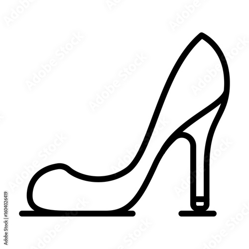 Heel icon vector image. Can be used for Luxury.