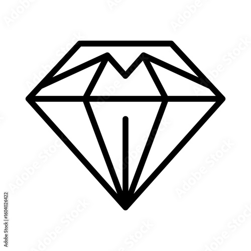 Diamond icon vector image. Can be used for Luxury.