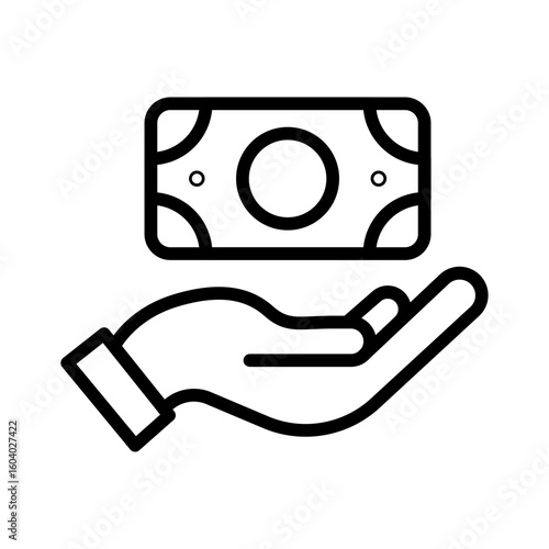 Cash Back icon vector image. Can be used for Casino.