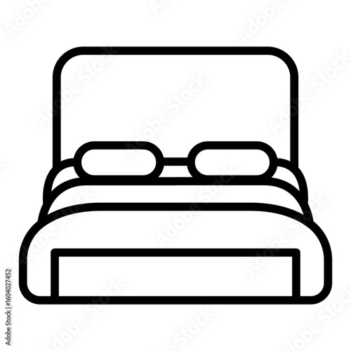 Free Hotel Room icon vector image. Can be used for Casino.