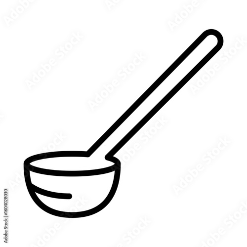 Ladle icon vector image. Can be used for Mettalurgy.