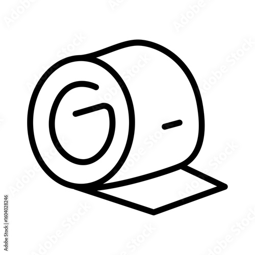Rolled Steel icon vector image. Can be used for Mettalurgy.