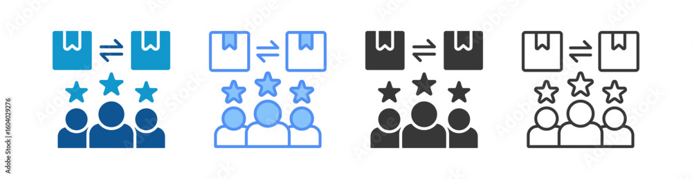 Product Icon Set Multiple Style Collection
