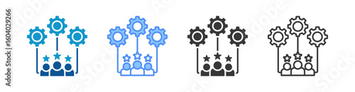 Framework Icon Set Multiple Style Collection