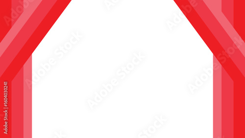 Red theater curtains opening for a presentation stage background