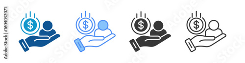 Loan Icon Set Multiple Style Collection