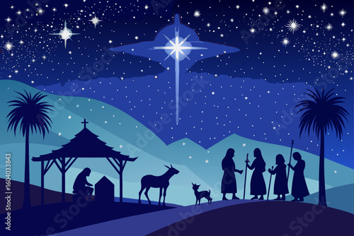 christmas nativity scene