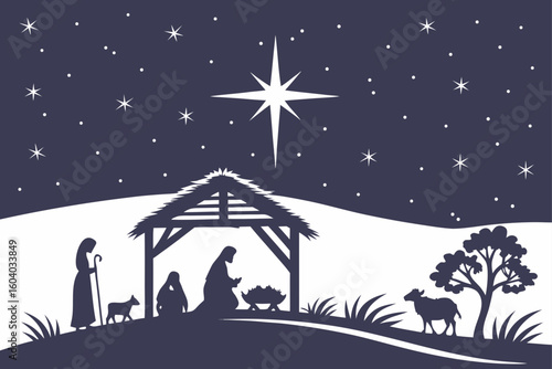 christmas nativity scene