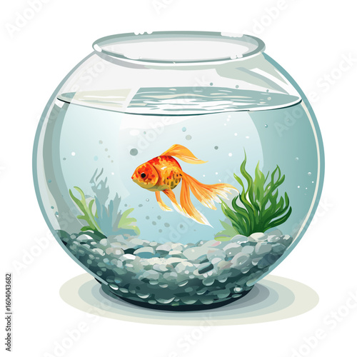 goldfish in aquarium