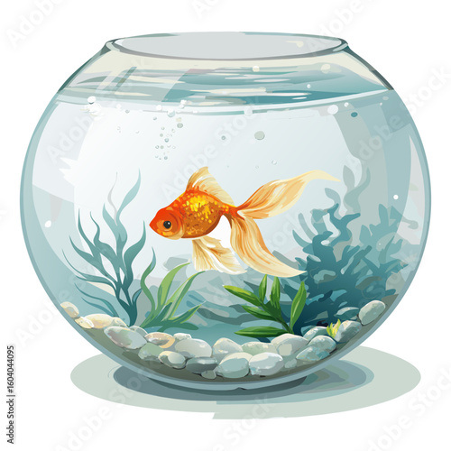 goldfish in aquarium