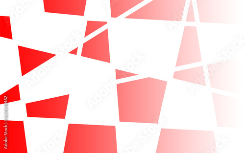 Abstract Broken Red Tiles Background, dynamic red background with geometric broken tile pattern.
