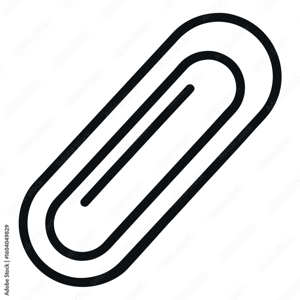 paper clip isolated on white paper clip isolated on white
