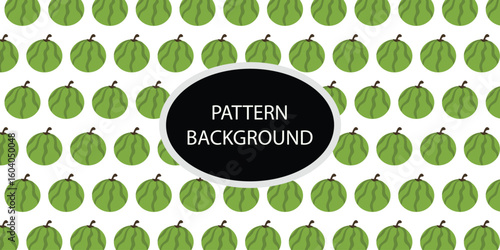 watermelon, variant fruit pattern background design. Pattern of illustration fruits background design. Cute background with hand drawn vegetables. Modern print for fabric, textile, card, wallpaper.
