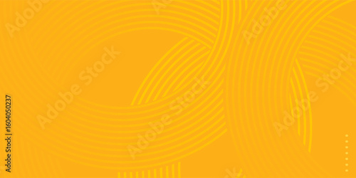 Pasta background, spaghetti abstract geometric pattern. Macaroni yellow poster. Wavy abstract pattern. illustration