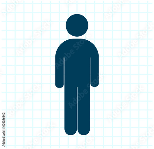 Vector illustration on a checkered background