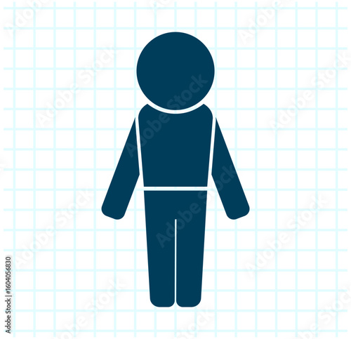 Vector illustration on a checkered background