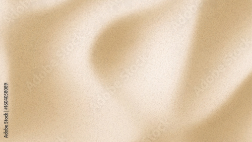 Sand dune background with smooth beige texture - desert landscape surface with natural wave patterns, soft shadows on sandy terrain. Minimalist nature backdrop for design projects with warm tones.