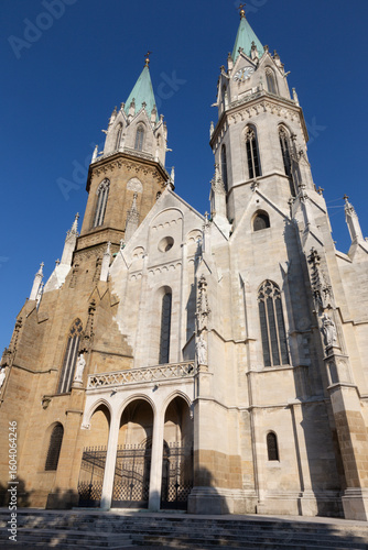 Photography Vienna - Gothic west facade of monastery church in Klosterneuburg
