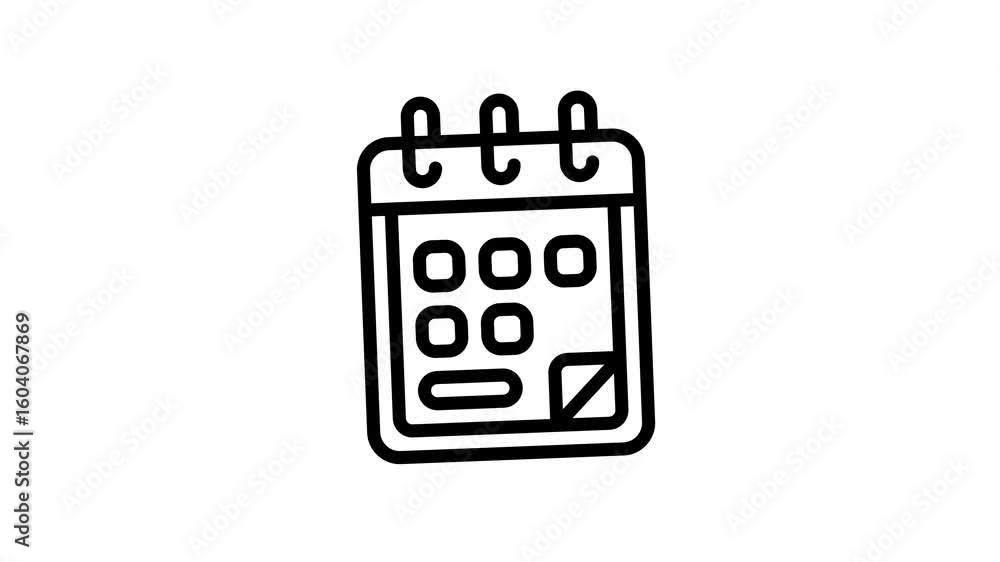 Schedule Icon Animation Schedule Icon Animation
