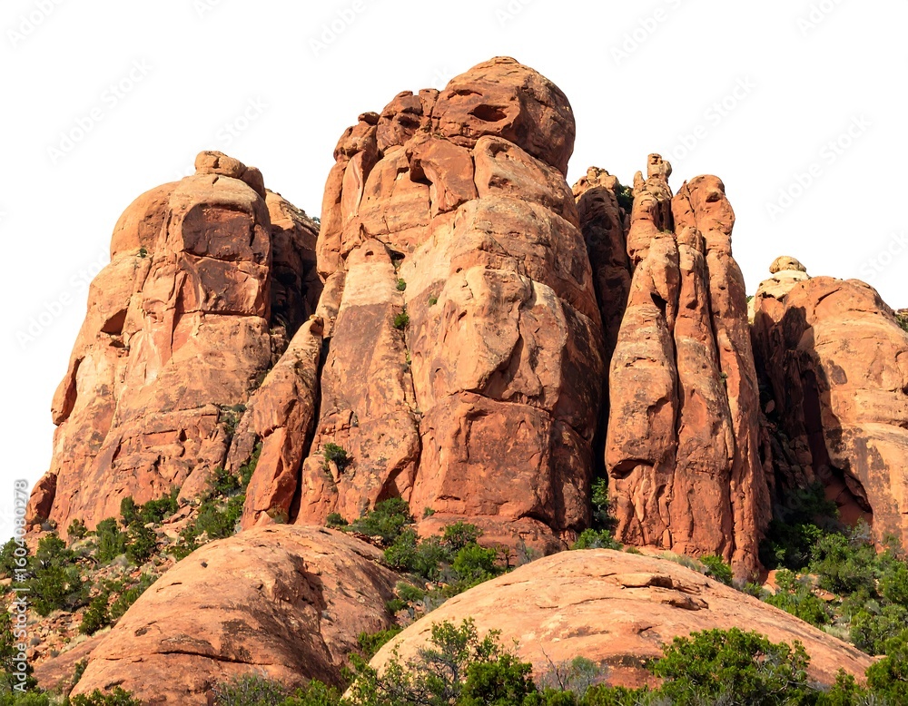 Fototapeta premium Rocky peaks in the desert