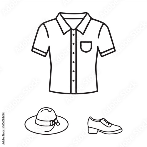Fashion, striking line graphics. The images are vector-based, with editable strokes, ideal files.

