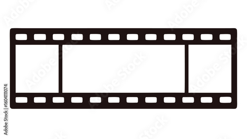 Blank film strip cinema  frame vector illustration.eps