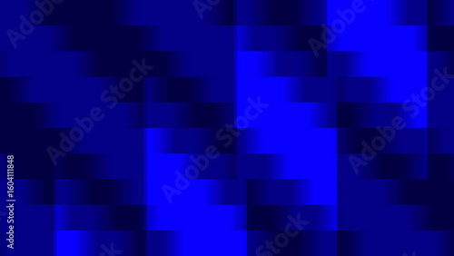 Abstract creative geometric blue mosaic stripe shape background illustration.
