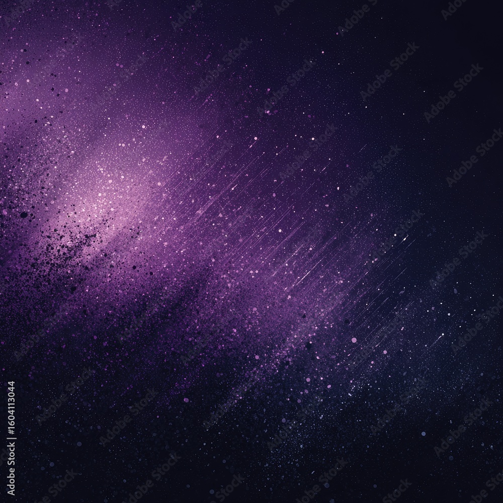 Obraz premium Abstract purple cosmic dust