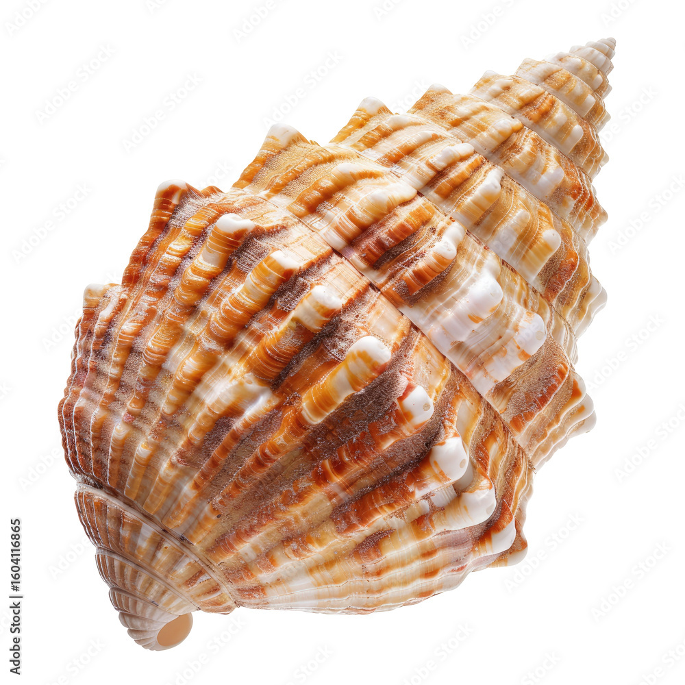 Close-up spiral seashell Close-up spiral seashell