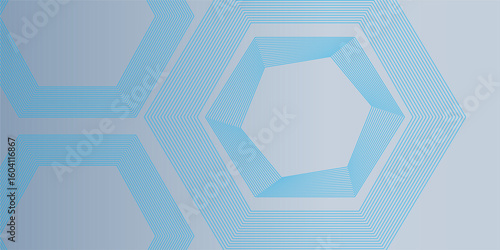 White abstract background with dynamic wavy hexagon texture. suitable for wallpaper art simple design