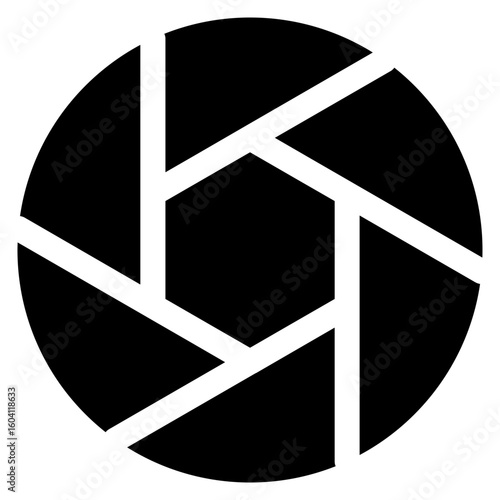 diaphragm icon for user interface, user experience, website, application, printing, document, poster design, etc