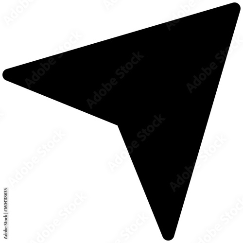paper plane icon for user interface, user experience, website, application, printing, document, poster design, etc