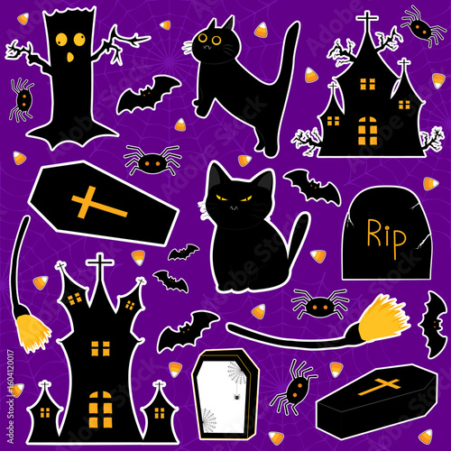 Halloween Festival,Seamless Background