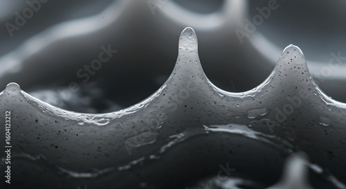 Activated charcoal beauty mask close up for skincare ads and cosmetic product promotions