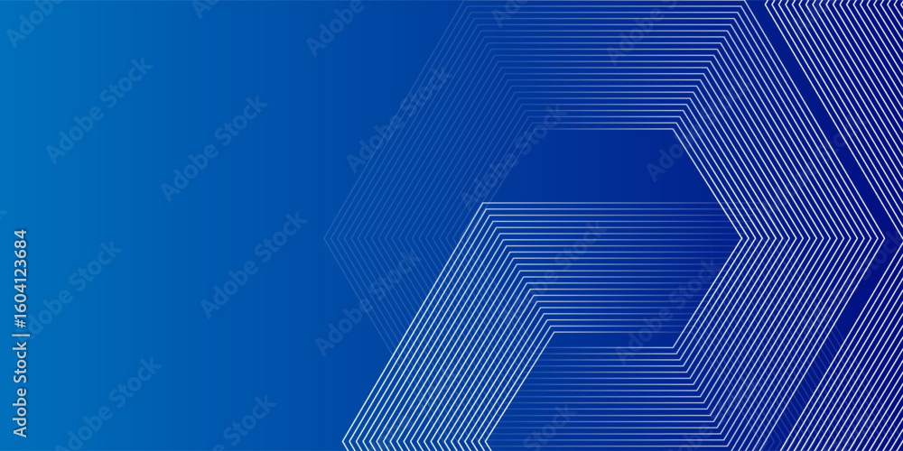 Esagono esagono Blue Tech Finance Fintech Background Motivo Pixel astratto. Astratto Business Tech Semplice Arte Moderna Astratto