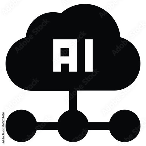 AI Cloud Network Illustration