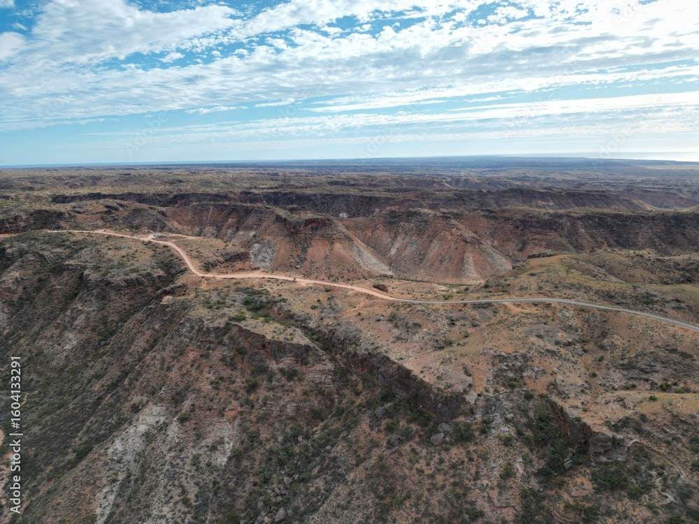 Obraz premium Canyon in the clouds