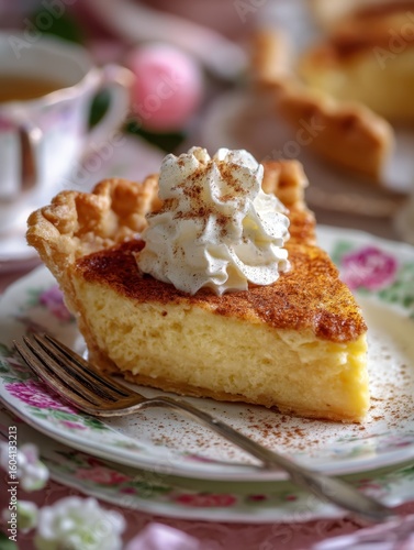 Wallpaper Mural Delicious homemade lemon meringue pie cozy kitchen food photography warm atmosphere close-up culinary delight Torontodigital.ca