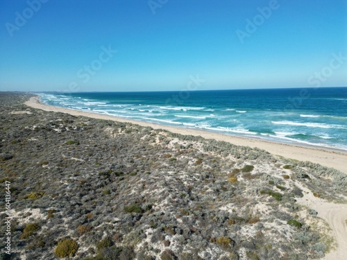 Wavy Beach and white sand
