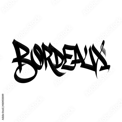 Bordeaux - Handmade writing