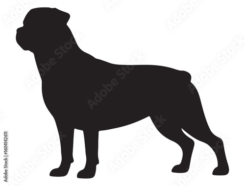 ROTTWEILER DOG SILHOUETTE