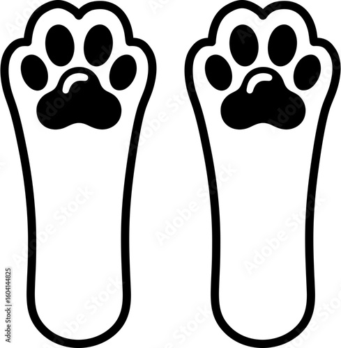 Cat paw print