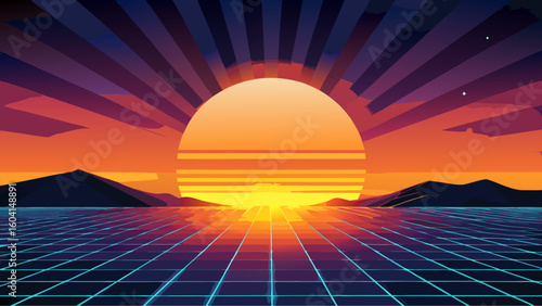 sunrise over the sea