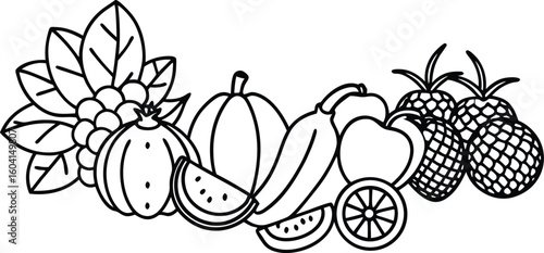 Illustration of sea food lobstrer beach vibe