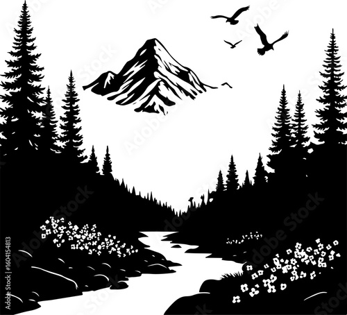 mountain biking, cycling, bike rider, outdoor  vector