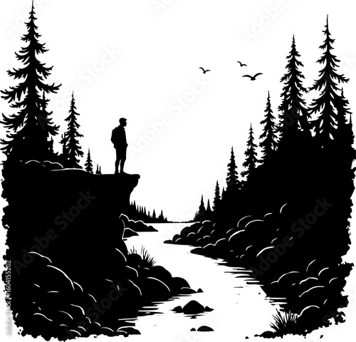 mountain biking, cycling, bike rider, outdoor  vector