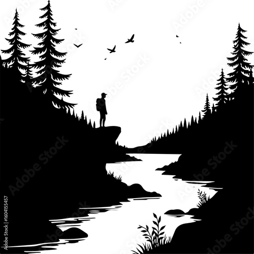 mountain biking, cycling, bike rider, outdoor  vector
